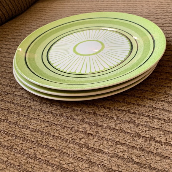 Vtg MCM Taylor Ironstone Green Span Dish - Picture 6 of 11